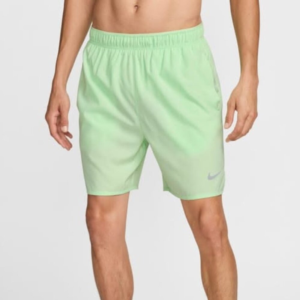 Nike Men's Challenger Dri-FIT Brief-Lined Running Shorts in Vapour Green Medium